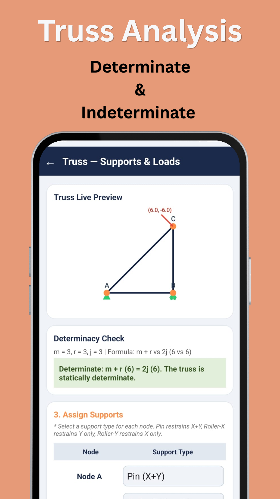 Truss Deflection and Force Limits